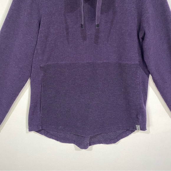 L.L Bean Women dark purple cowl neck pullover size small petite - Picture 2 of 9